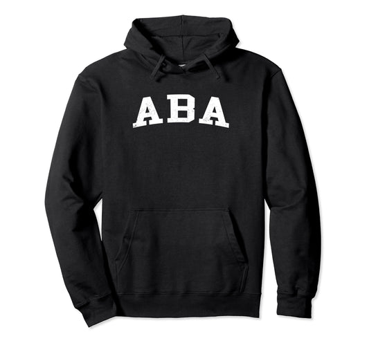 Aba Nigeria Distressed White Varsity Hoodie - Graphic Print for Adults - T-Shirt, Sweatshirt, Hoodie