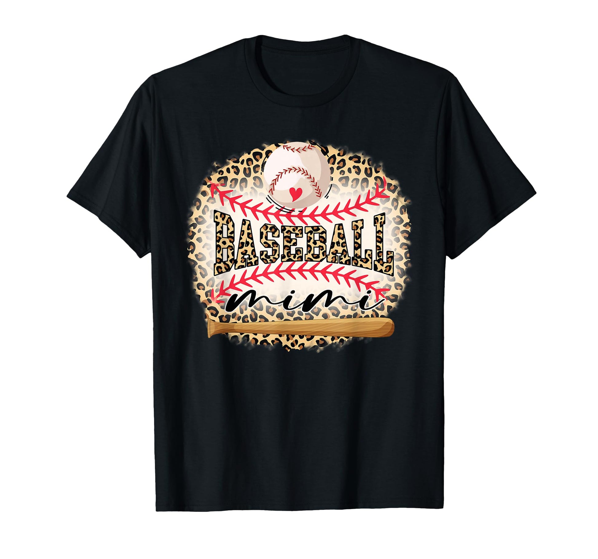 Baseball Mimi Funny Leopard T-Shirt - Fun Novelty Design Men Women - T-Shirt, Sweatshirt, Hoodie