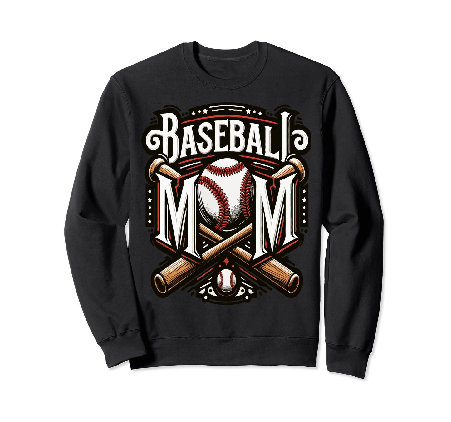 Home Run Baseball Mom Sweatshirt - Unique Graphic Men Women - T-Shirt, Sweatshirt, Hoodie