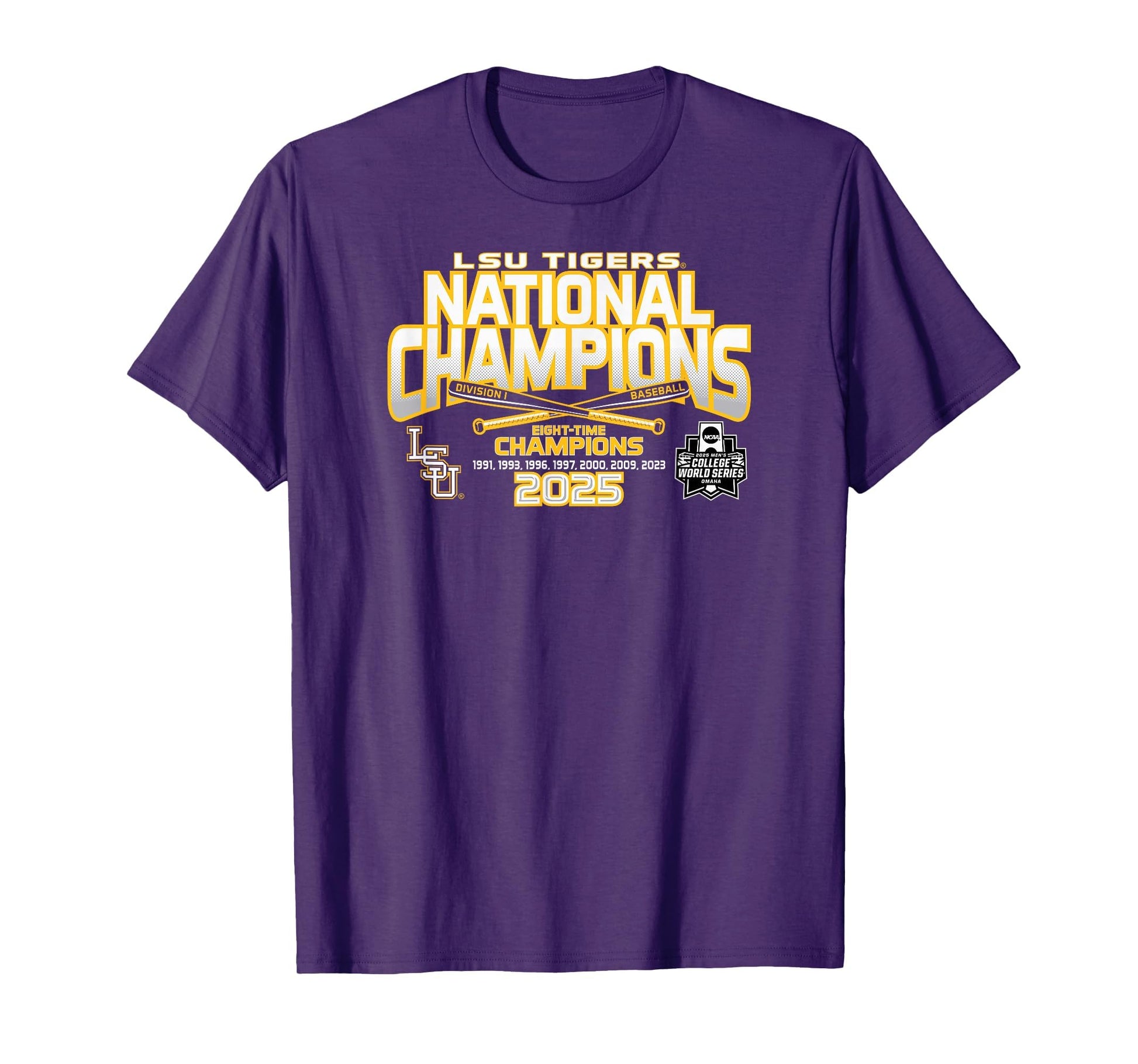 Lsu Tigers Baseball National Champs T-Shirt - Trendy Graphic Men Women - T-Shirt, Sweatshirt, Hoodie