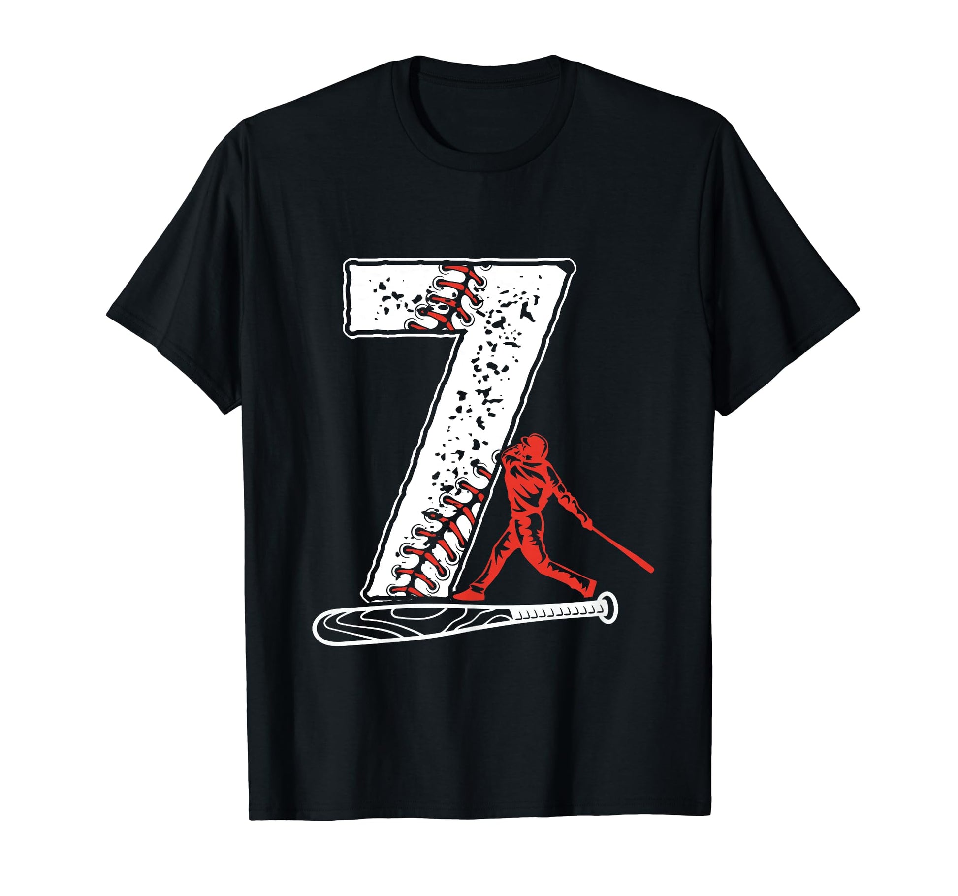 Baseball Birthday 7Th Birthday Party T-Shirt - Novelty Apparel for Adults - T-Shirt, Sweatshirt, Hoodie
