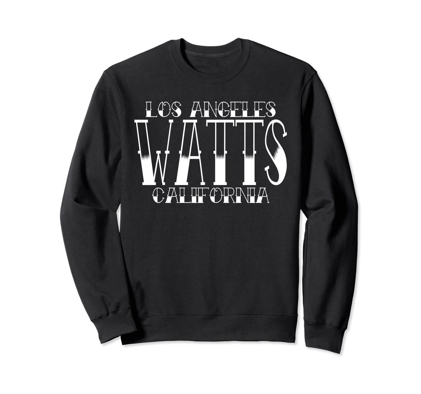 Los Angeles Watts California Sweatshirt - Minimalist Print Men Women - T-Shirt, Sweatshirt, Hoodie