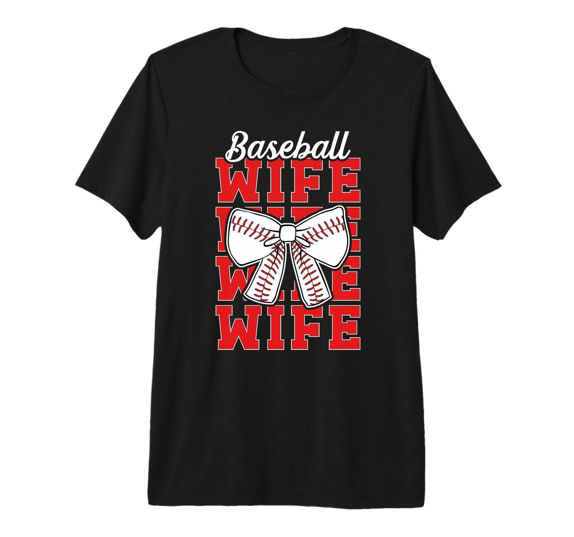 Baseball Wife Coquette Baseball Players T-Shirt - Novelty Apparel Unisex - T-Shirt, Sweatshirt, Hoodie
