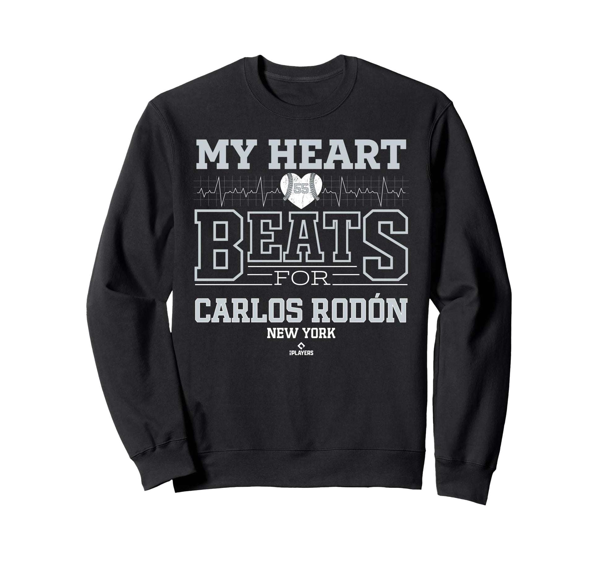 My Heart Beats Carlos Rod N New York Sweatshirt - Minimalist Print Unisex - T-Shirt, Sweatshirt, Hoodie