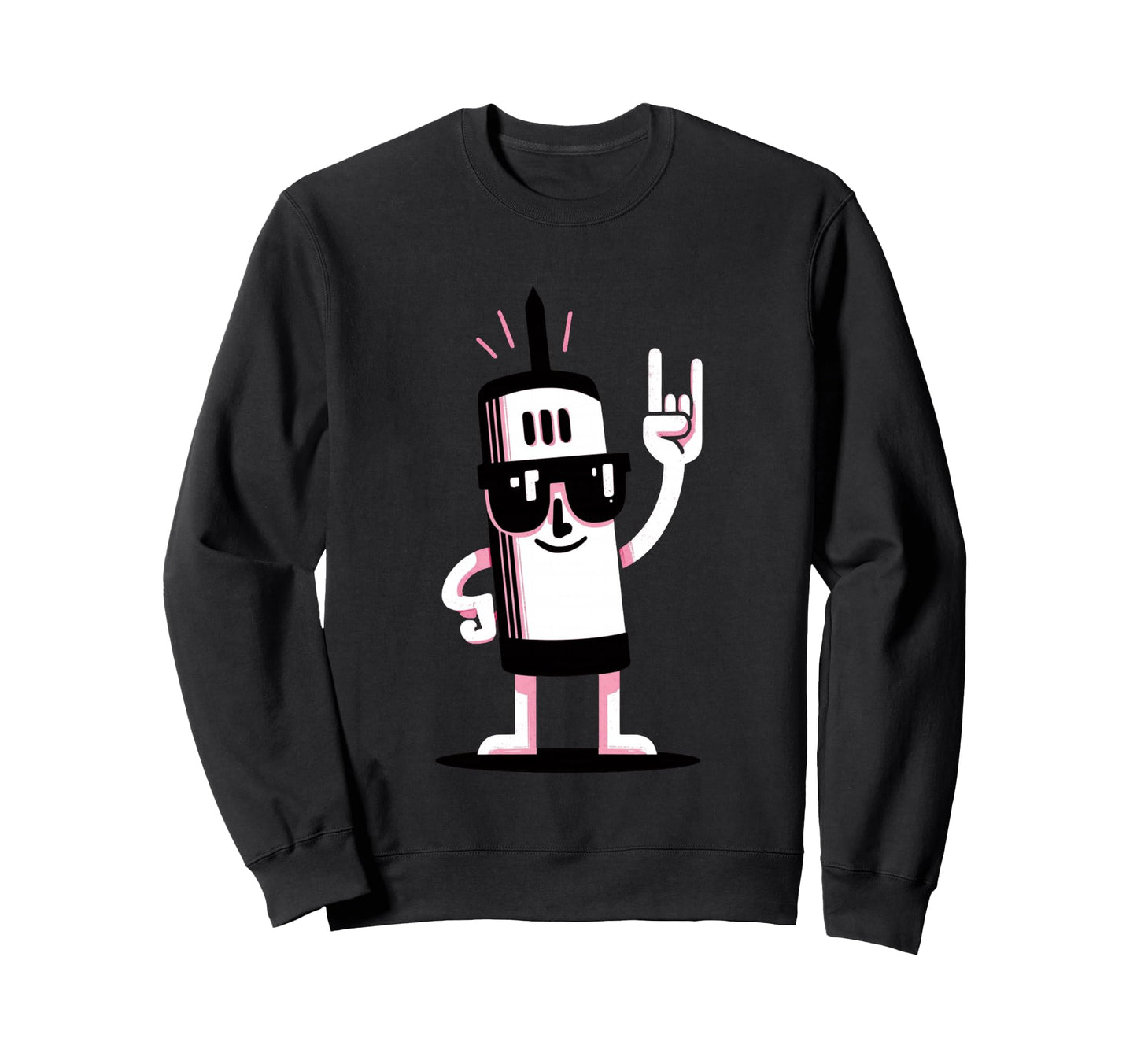 Marker Rock Funny Teacher Artist Sweatshirt - Trendy Graphic for Adults - T-Shirt, Sweatshirt, Hoodie