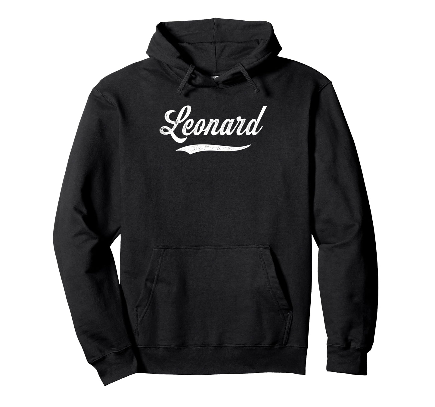Distressed Script Cameron Leonard Hoodie - Graphic Print for Adults - T-Shirt, Sweatshirt, Hoodie