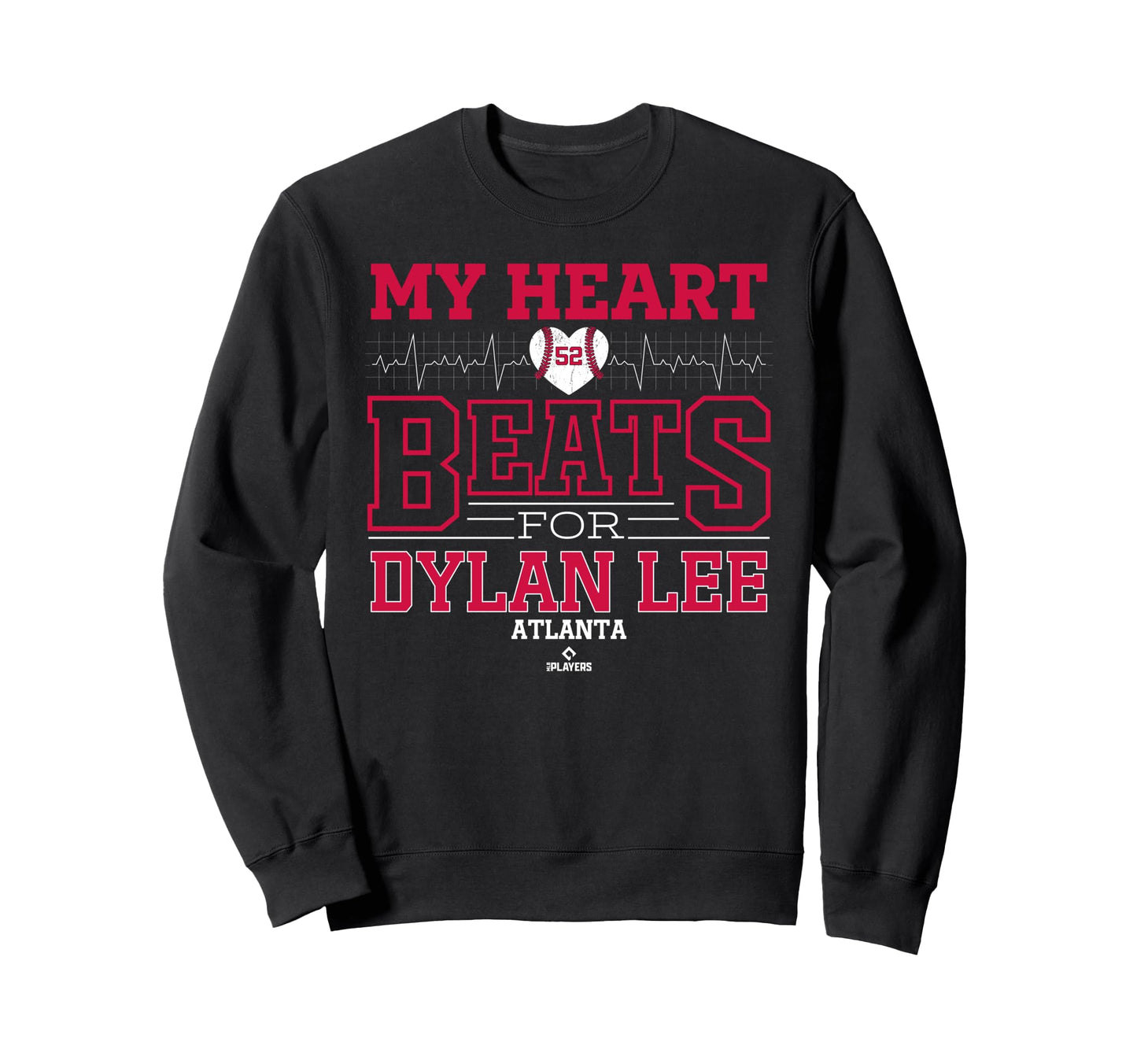 My Heart Beats Dylan Lee Atlanta Sweatshirt - Casual Everyday Wear Unisex - T-Shirt, Sweatshirt, Hoodie