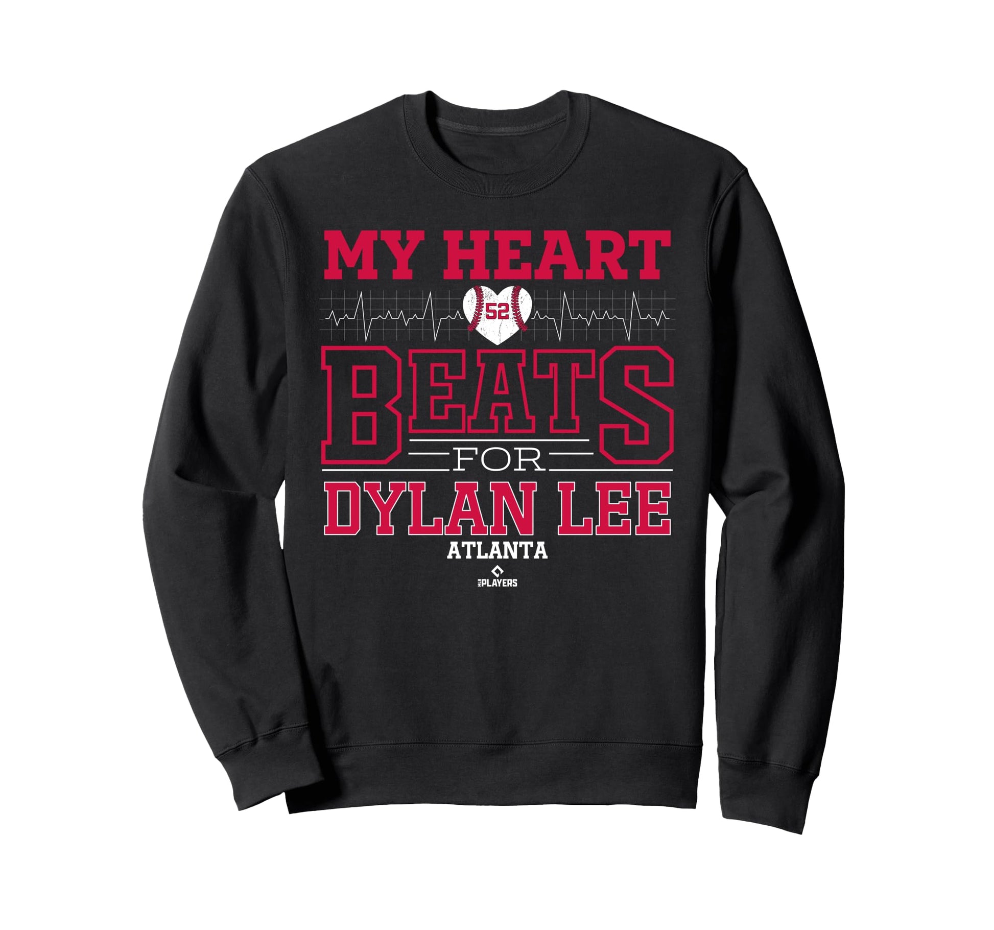 My Heart Beats Dylan Lee Atlanta Sweatshirt - Casual Everyday Wear Unisex - T-Shirt, Sweatshirt, Hoodie