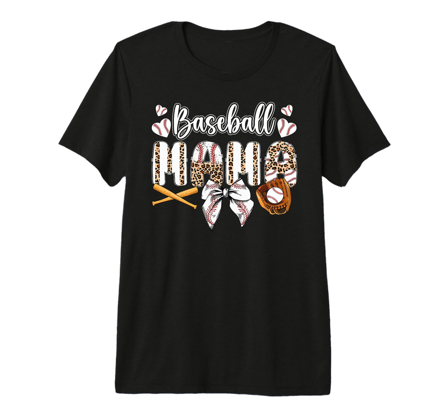 Baseball Mama Coquette Baseball T-Shirt - Casual Everyday Wear for Adults - T-Shirt, Sweatshirt, Hoodie