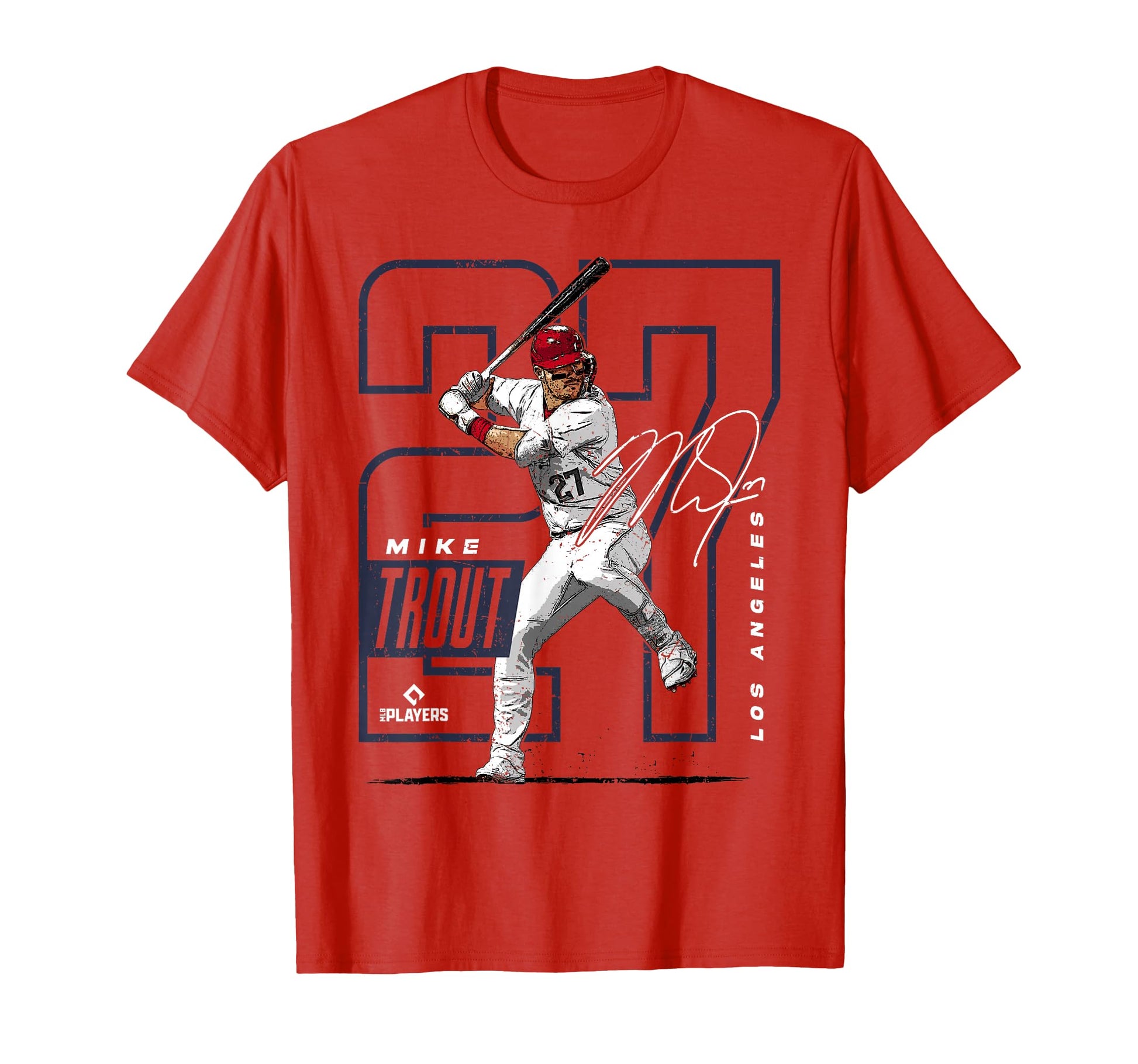 Mike Trout Los Angeles Baseball Mlb T-Shirt - Streetwear Style Men Women - T-Shirt, Sweatshirt, Hoodie