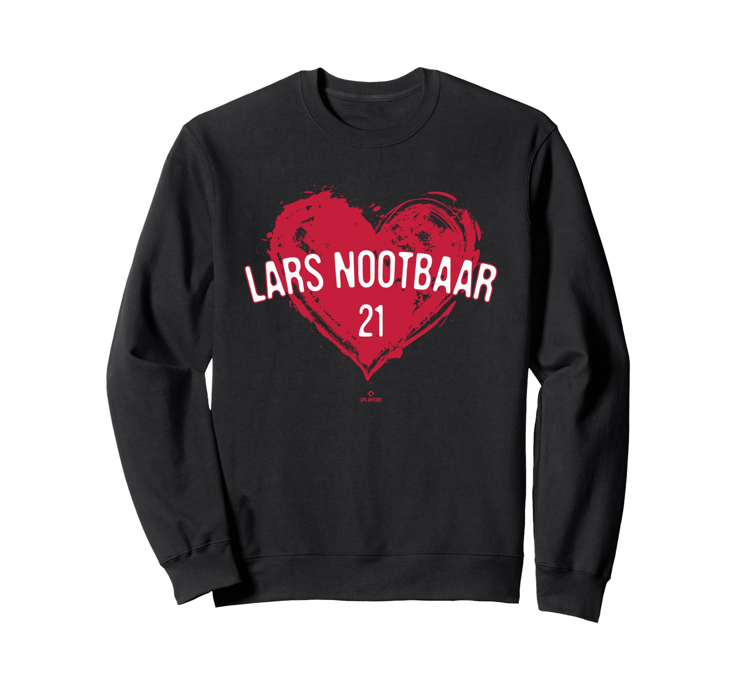 Distressed Heart Lars Nootbaar St Sweatshirt - Unique Graphic for Adults - T-Shirt, Sweatshirt, Hoodie