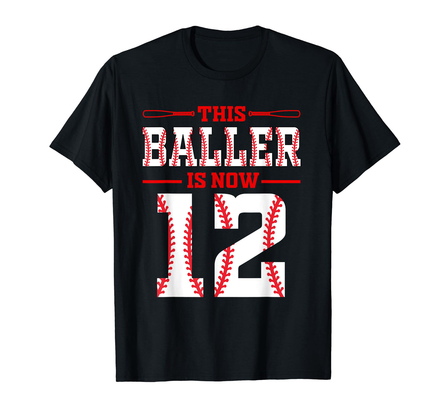 This Baller Is Now 12 Birthday T-Shirt - Custom Art Print Men Women - T-Shirt, Sweatshirt, Hoodie
