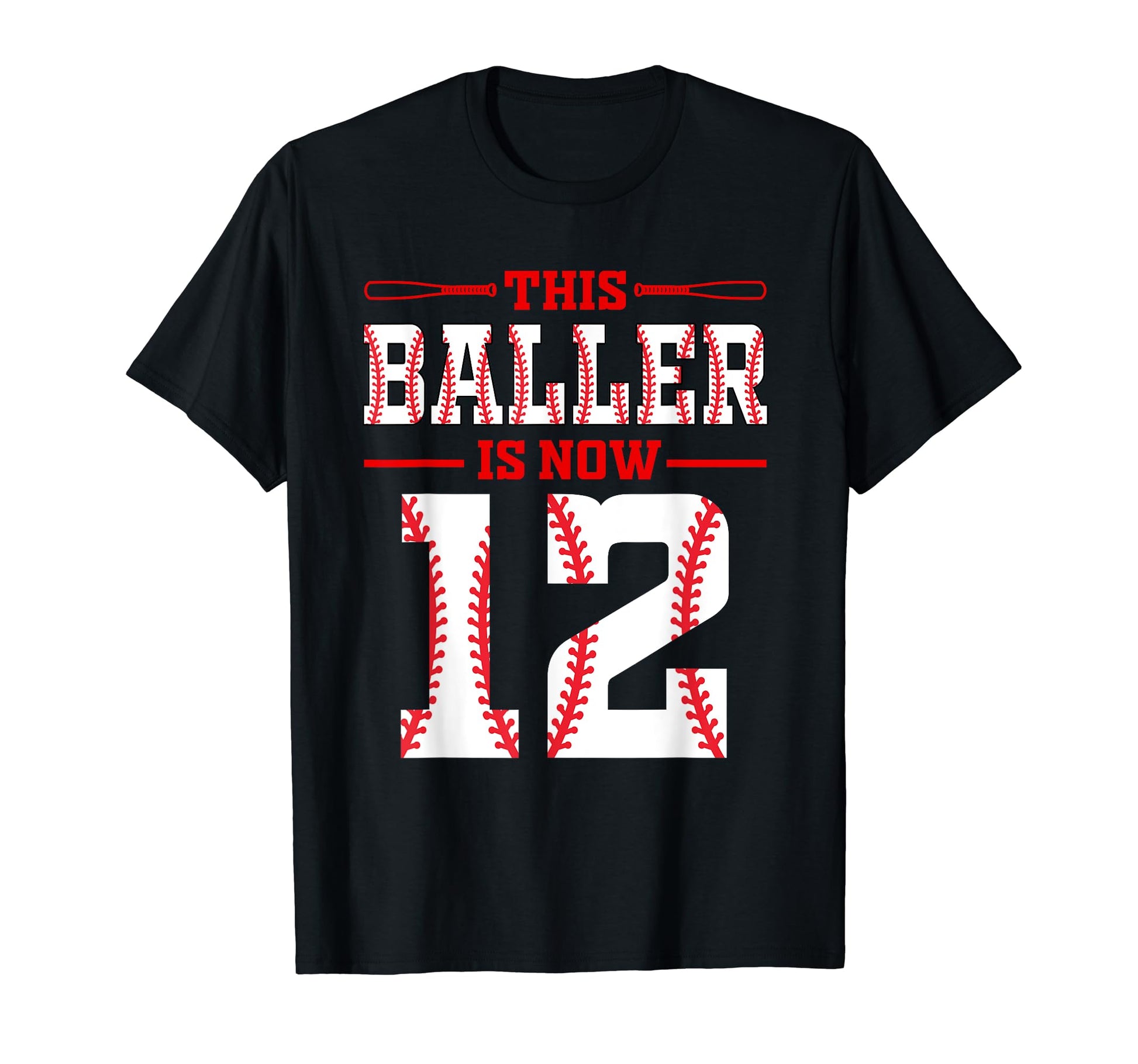 This Baller Is Now 12 Birthday T-Shirt - Custom Art Print Men Women - T-Shirt, Sweatshirt, Hoodie