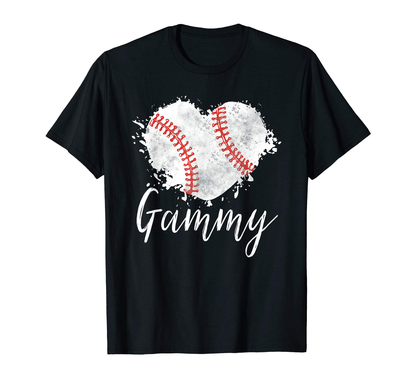 Baseball Gammy Baseball Love Heart T-Shirt - Custom Art Print Men Women - T-Shirt, Sweatshirt, Hoodie