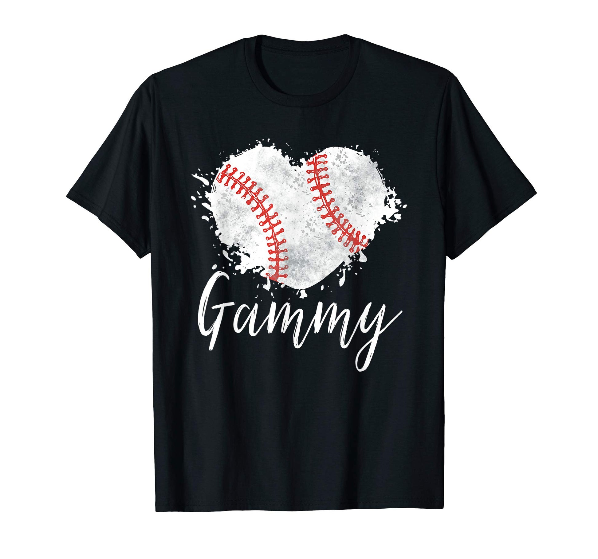 Baseball Gammy Baseball Love Heart T-Shirt - Custom Art Print Men Women - T-Shirt, Sweatshirt, Hoodie