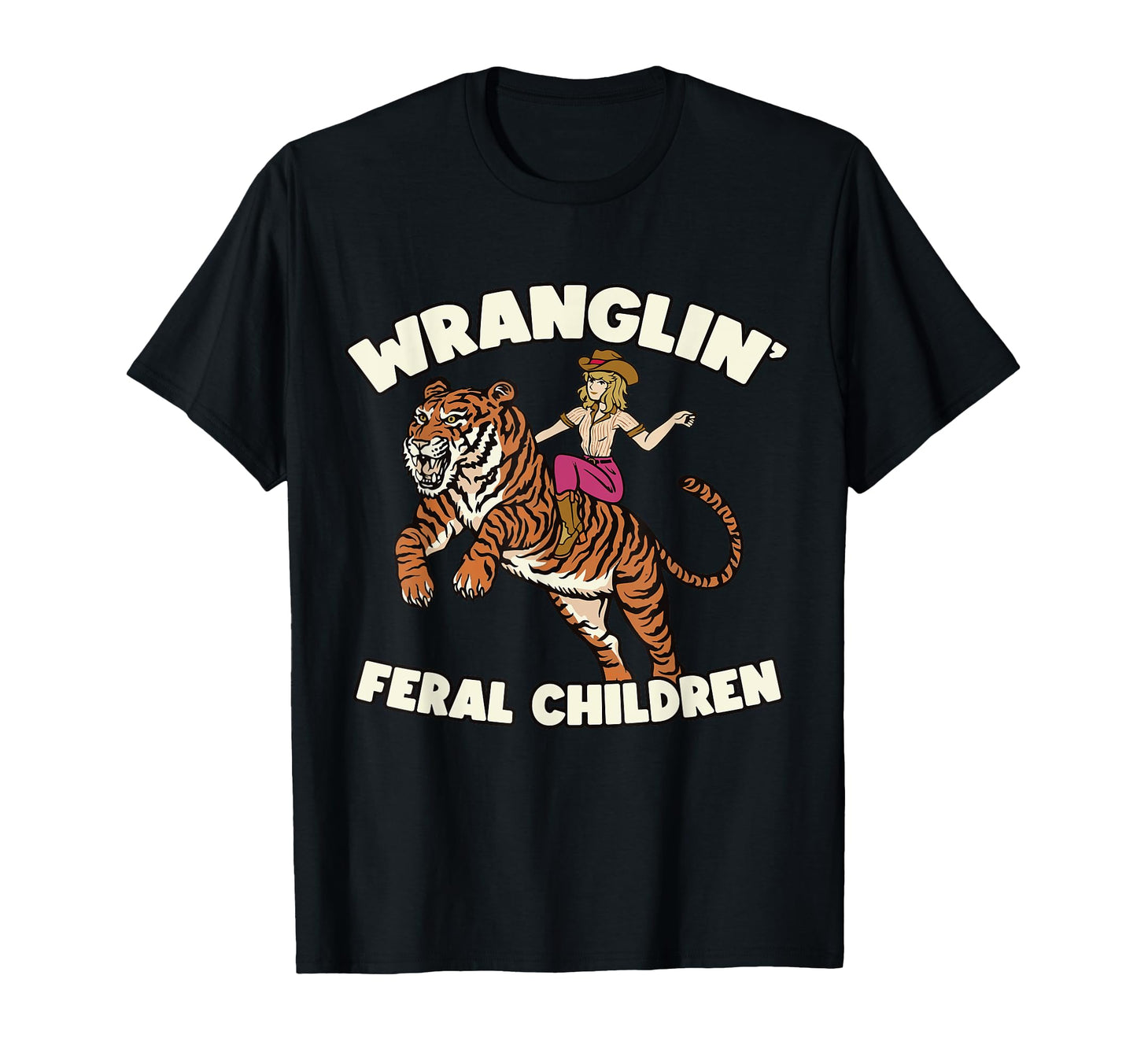 Wranglin Feral Children Raccoon 90S T-Shirt - Aesthetic Graphic Unisex - T-Shirt, Sweatshirt, Hoodie