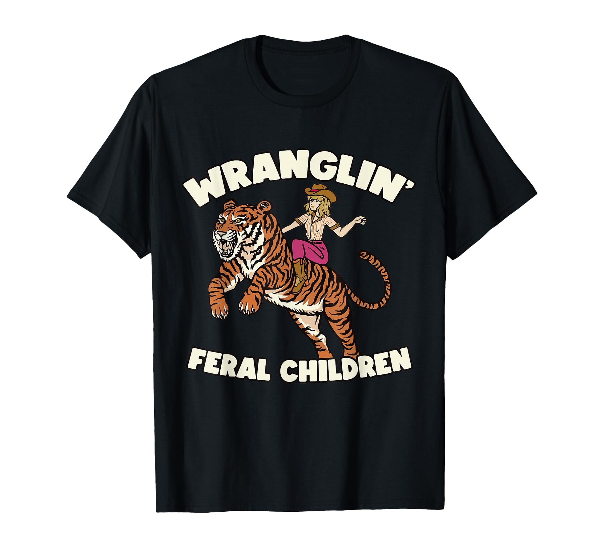 Wranglin Feral Children Raccoon 90S T-Shirt - Aesthetic Graphic Unisex - T-Shirt, Sweatshirt, Hoodie