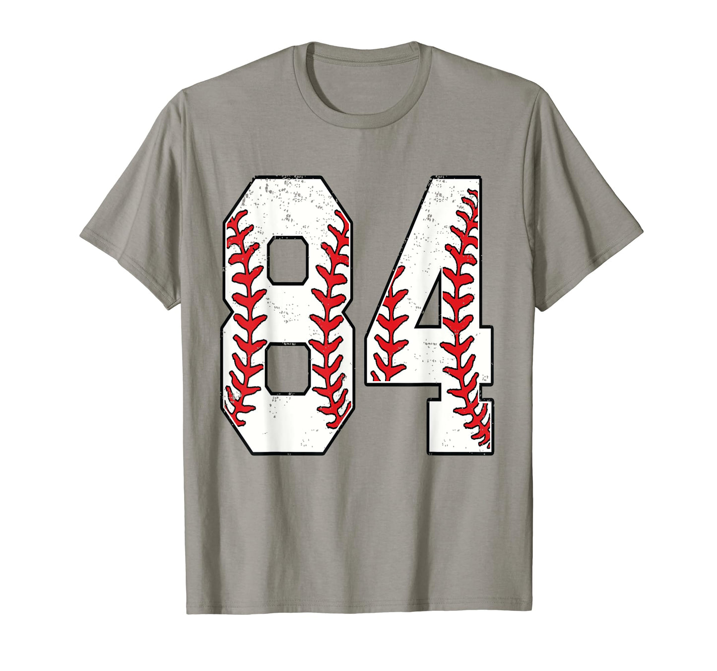 Number 84 Baseball 84 Jersey Number T-Shirt - Fun Novelty Design Unisex - T-Shirt, Sweatshirt, Hoodie