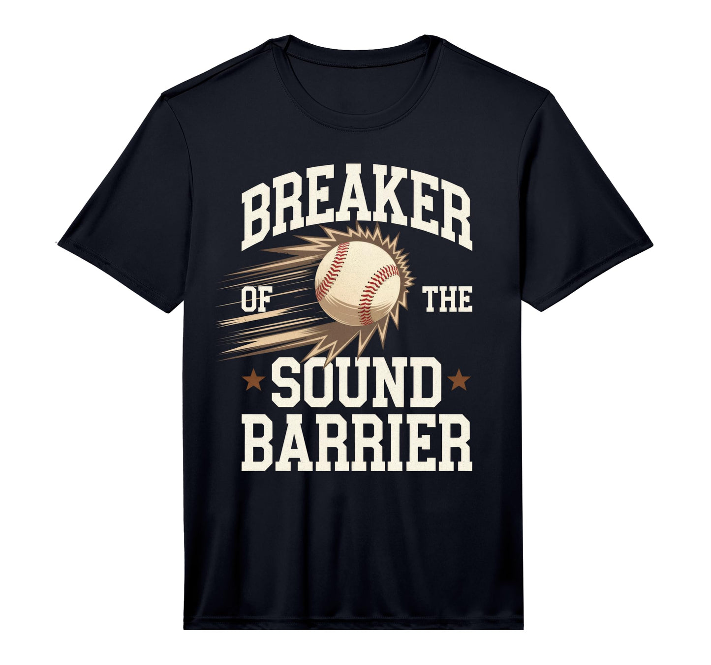Breaker Sound Barrier Baseball Pitcher T-Shirt - Custom Art Print Unisex - T-Shirt, Sweatshirt, Hoodie