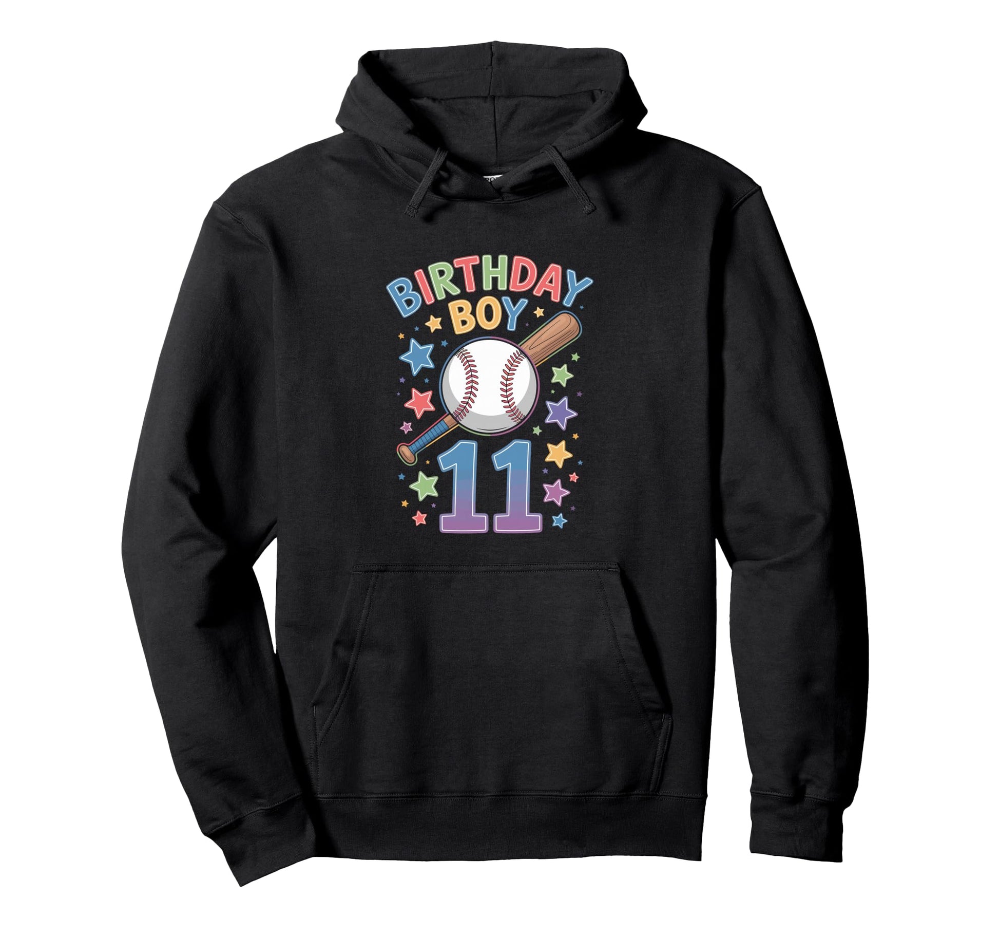 Birthday 11Th Birthday Baseball Hoodie - Casual Everyday Wear Unisex - T-Shirt, Sweatshirt, Hoodie