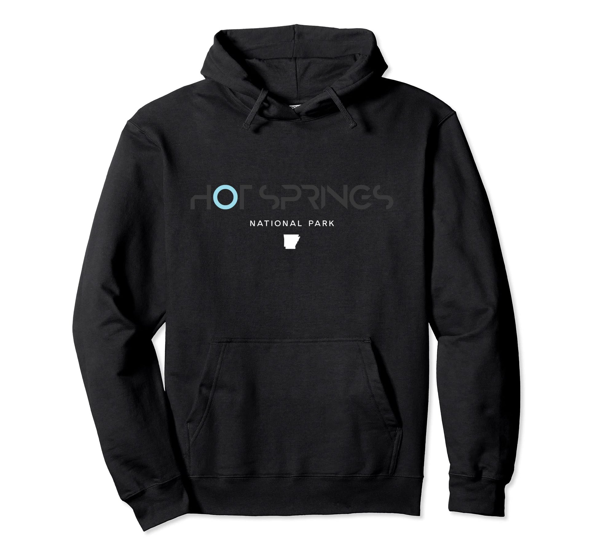 Hot Springs National Park Arkansas Tonal Hoodie - Trendy Graphic for Adults - T-Shirt, Sweatshirt, Hoodie