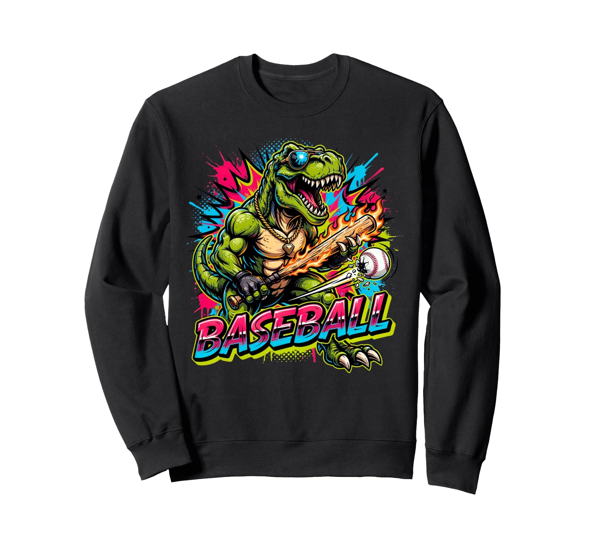 Monkey Funny Animals As T Rex Sweatshirt - Unique Graphic Men Women - T-Shirt, Sweatshirt, Hoodie