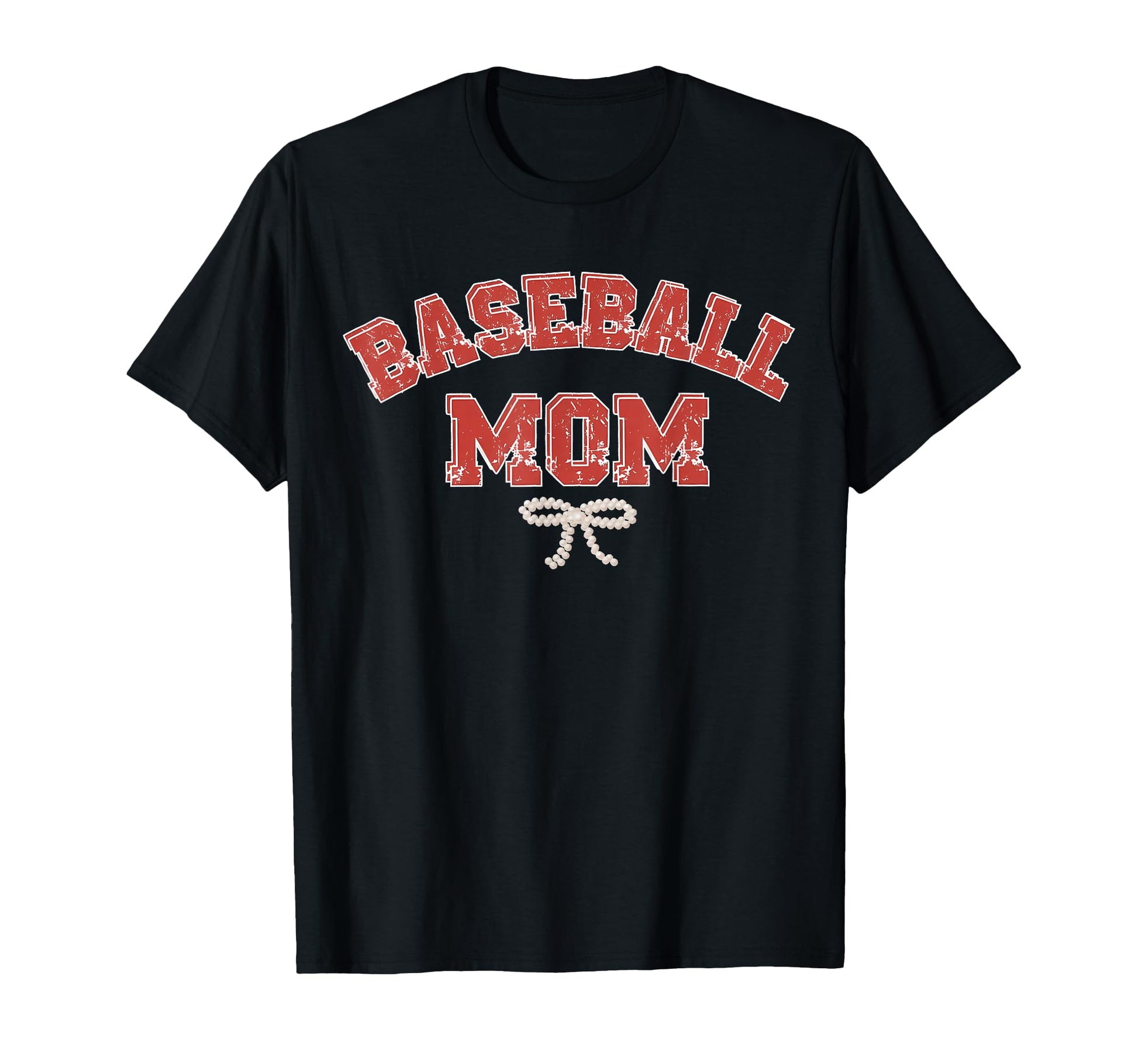 Baseball Coquette Bow Baseball Mom Mama T-Shirt - Streetwear Style Unisex - T-Shirt, Sweatshirt, Hoodie