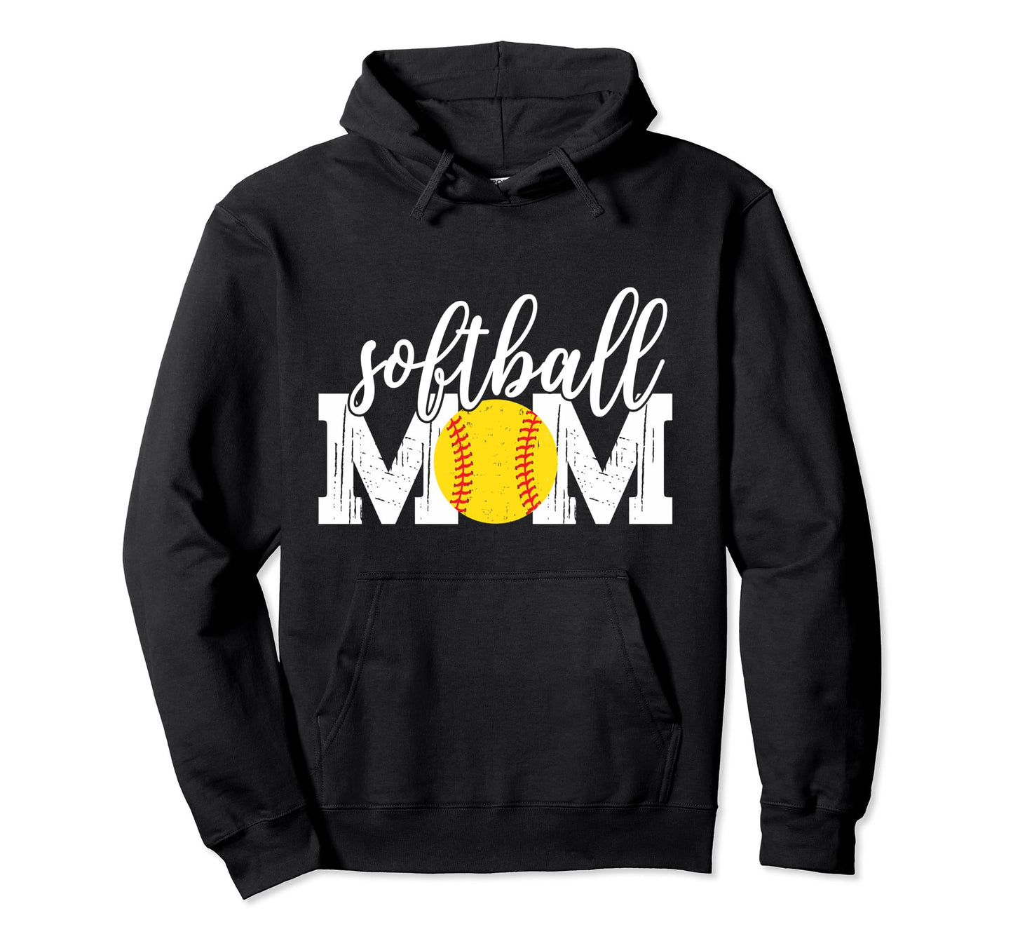 Softball Mom Fans Baseball Mothers Day Hoodie - Novelty Apparel Unisex - T-Shirt, Sweatshirt, Hoodie