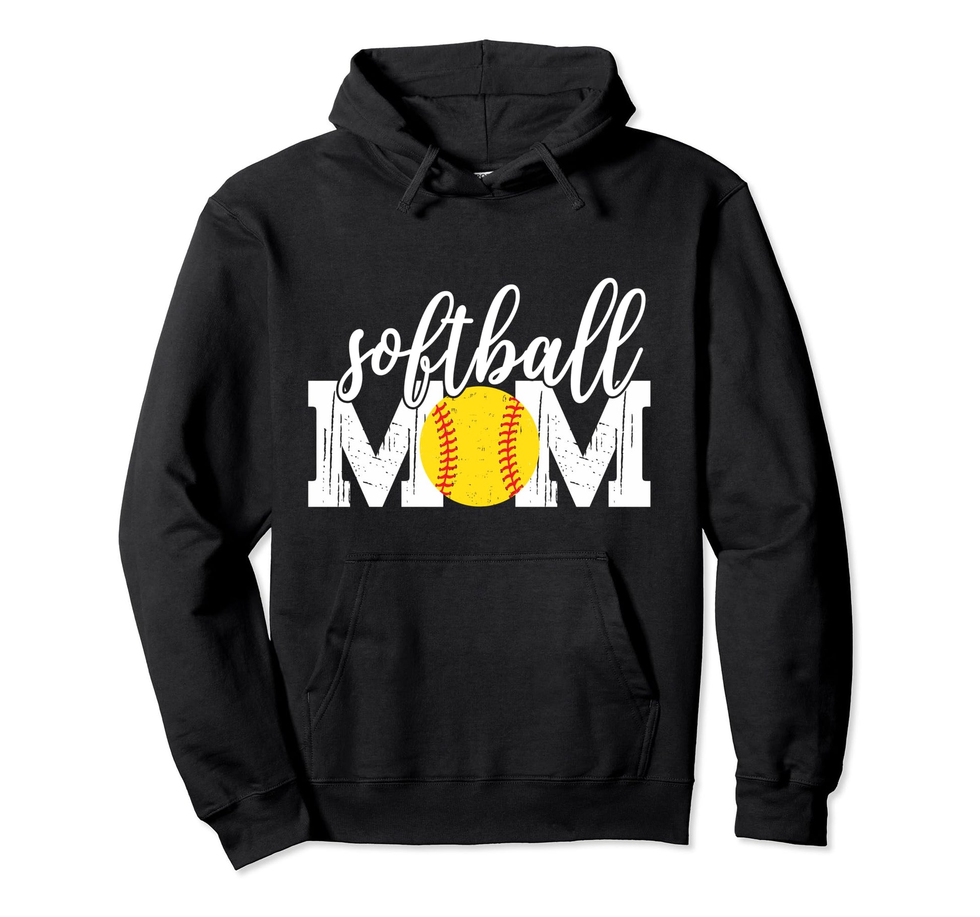 Softball Mom Fans Baseball Mothers Day Hoodie - Novelty Apparel Unisex - T-Shirt, Sweatshirt, Hoodie