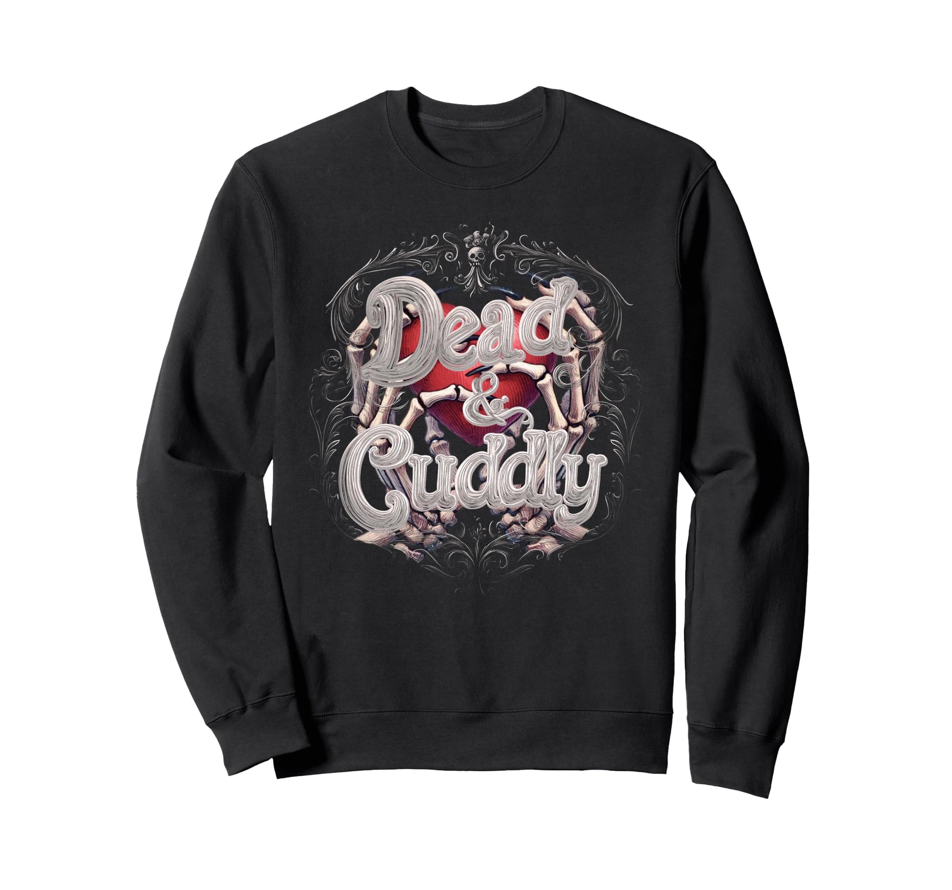 Dead And Cuddly Gothic Alt Grunge Sweatshirt - Trendy Graphic for Adults - T-Shirt, Sweatshirt, Hoodie