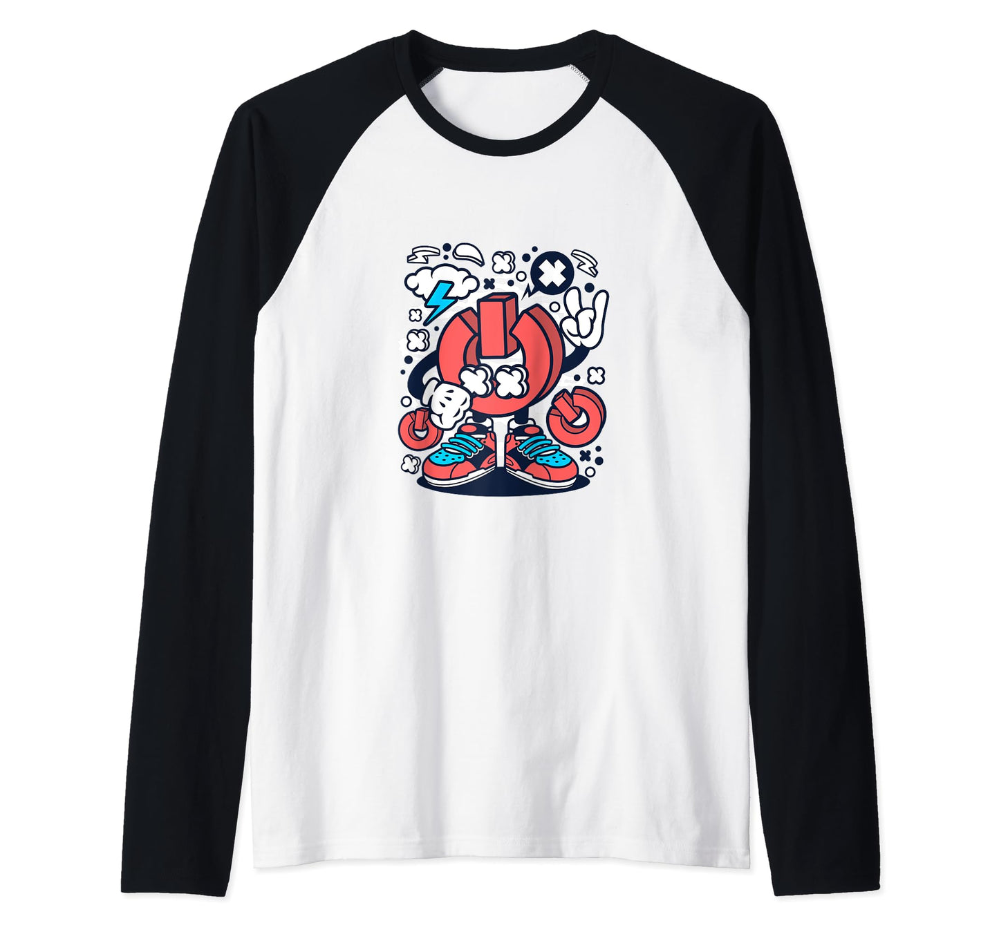 Power Button Symbol Standing Sign Gift Sweatshirt - Trendy Graphic Unisex - T-Shirt, Sweatshirt, Hoodie