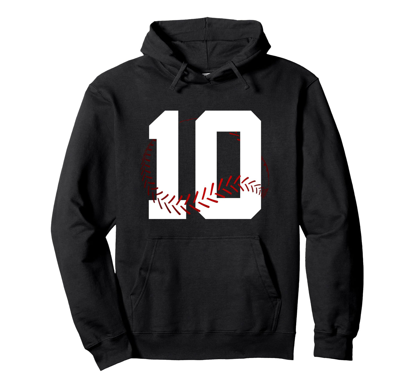 Number 10 Years Baseball 10Th Birthday Hoodie - Streetwear Style Men Women - T-Shirt, Sweatshirt, Hoodie