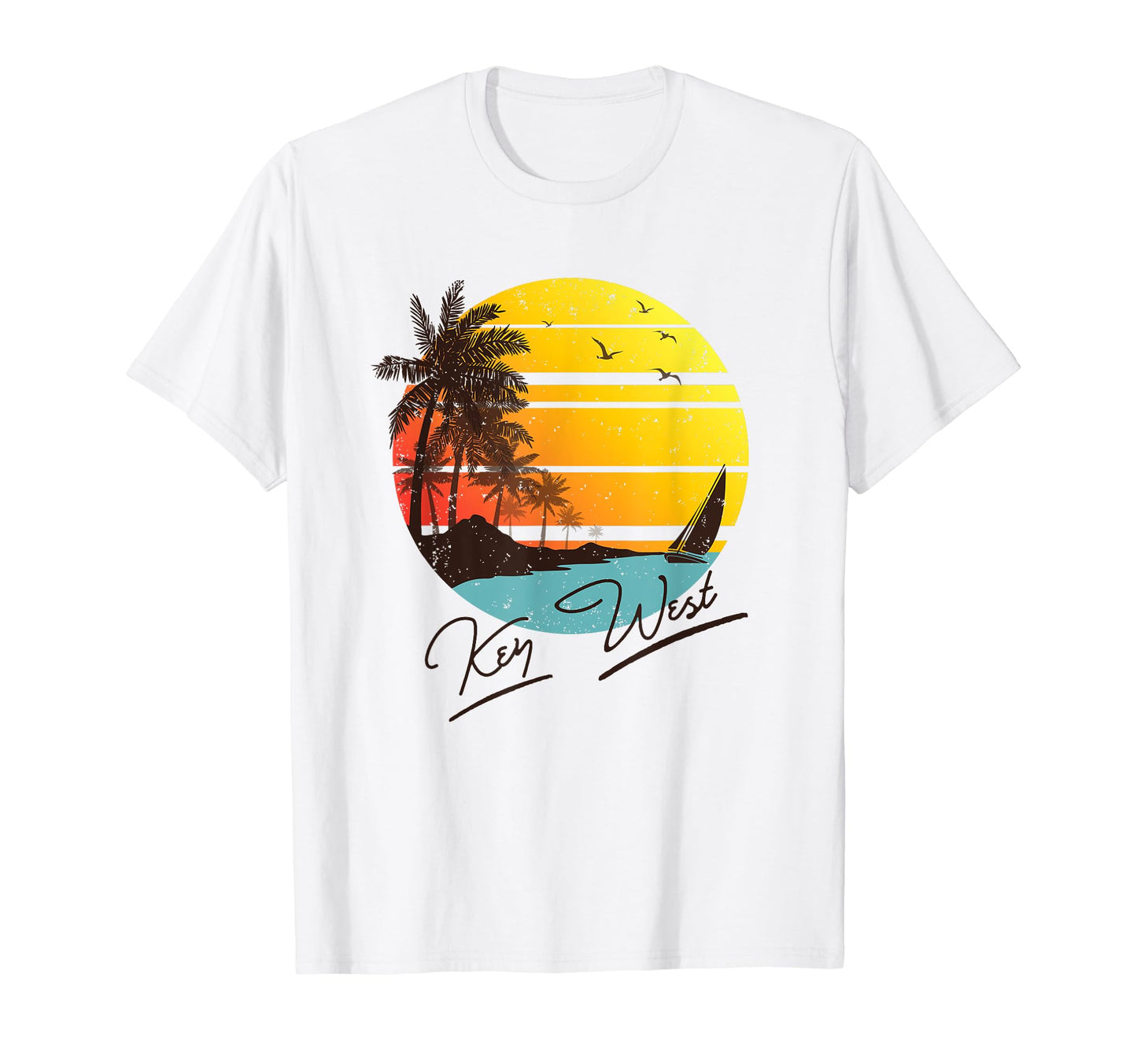 Key West Florida Summer Tropical Beach T-Shirt - Trendy Graphic Unisex - T-Shirt, Sweatshirt, Hoodie