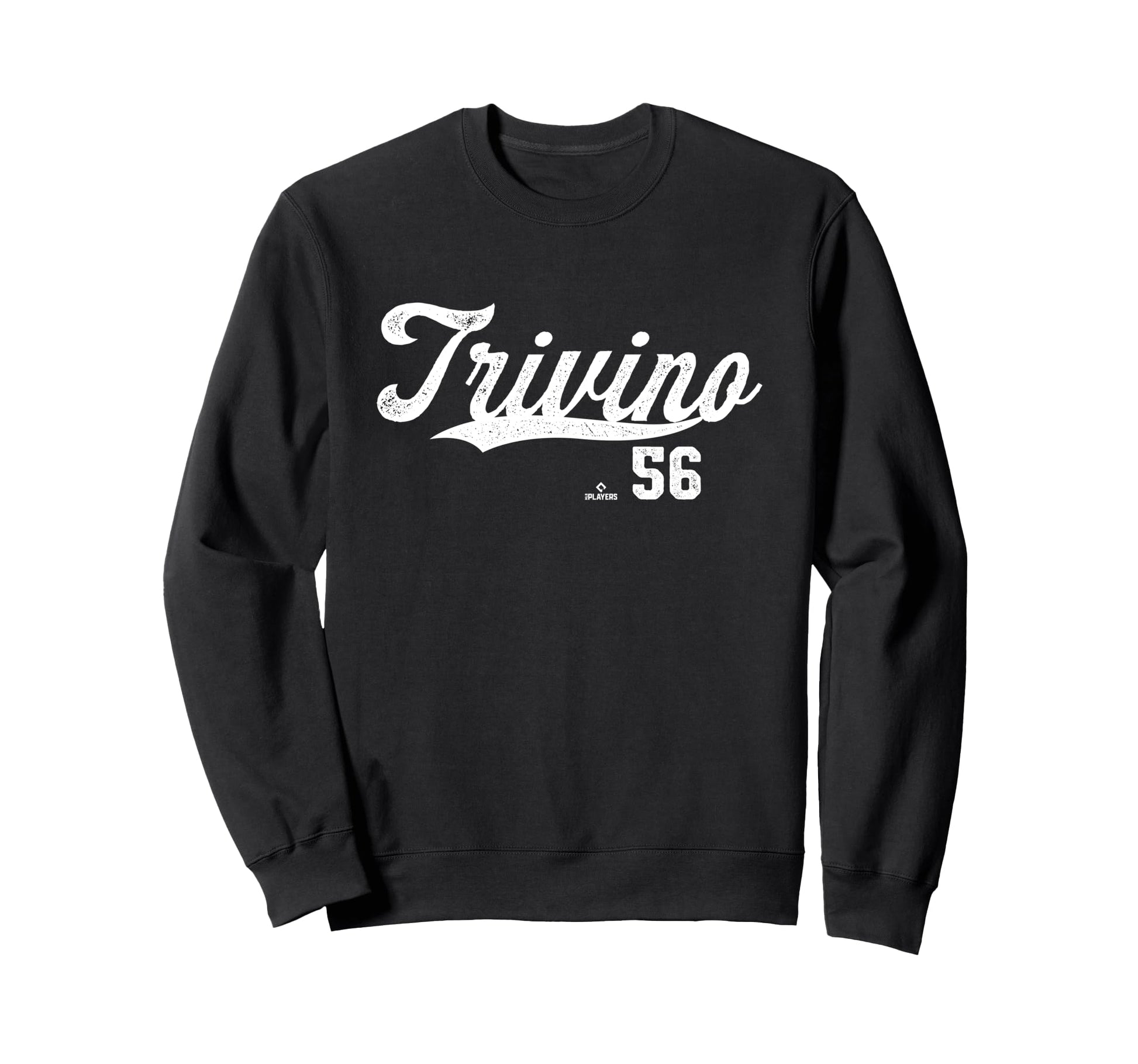 Distressed Swoosh Lou Trivino New York Sweatshirt - Novelty Apparel Unisex - T-Shirt, Sweatshirt, Hoodie
