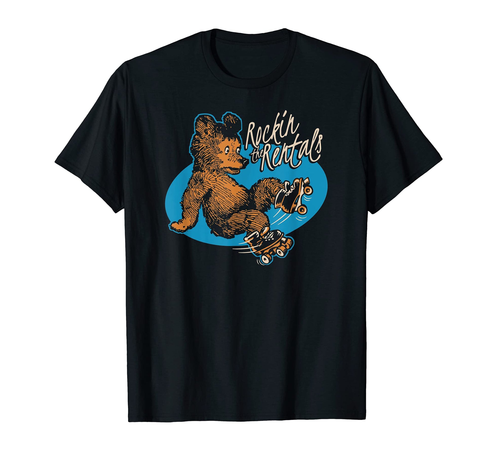 Rockin Rentals Roller Skating Bear T-Shirt - Streetwear Style Men Women - T-Shirt, Sweatshirt, Hoodie