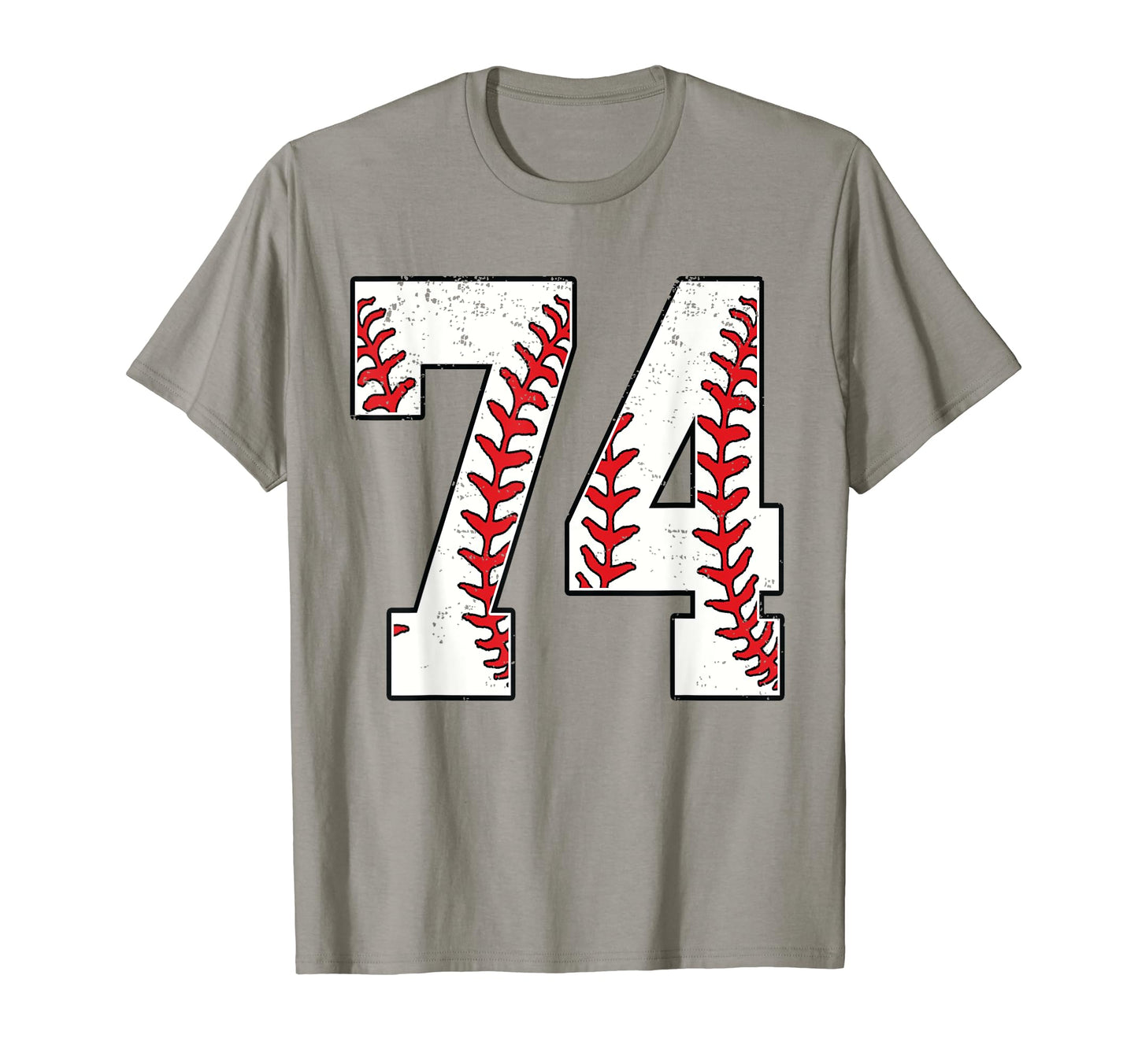 Number 74 Baseball 74 Jersey Number T-Shirt - Unique Graphic for Adults - T-Shirt, Sweatshirt, Hoodie