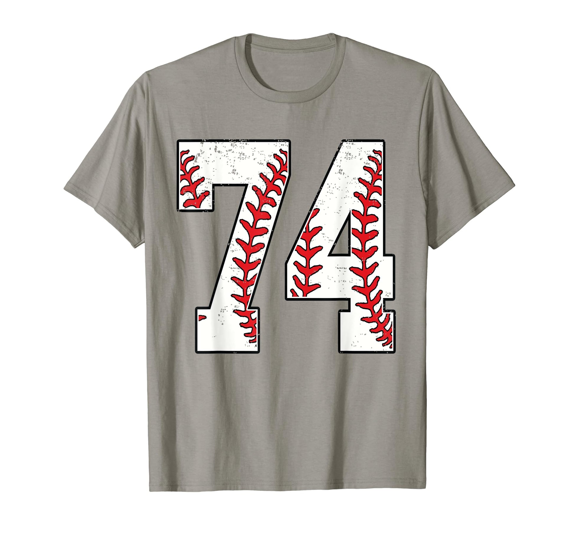 Number 74 Baseball 74 Jersey Number T-Shirt - Unique Graphic for Adults - T-Shirt, Sweatshirt, Hoodie