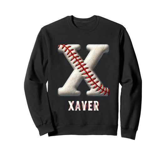 Baseball Home Run Zayn Initial Letter Sweatshirt - Trendy Graphic Unisex - T-Shirt, Sweatshirt, Hoodie