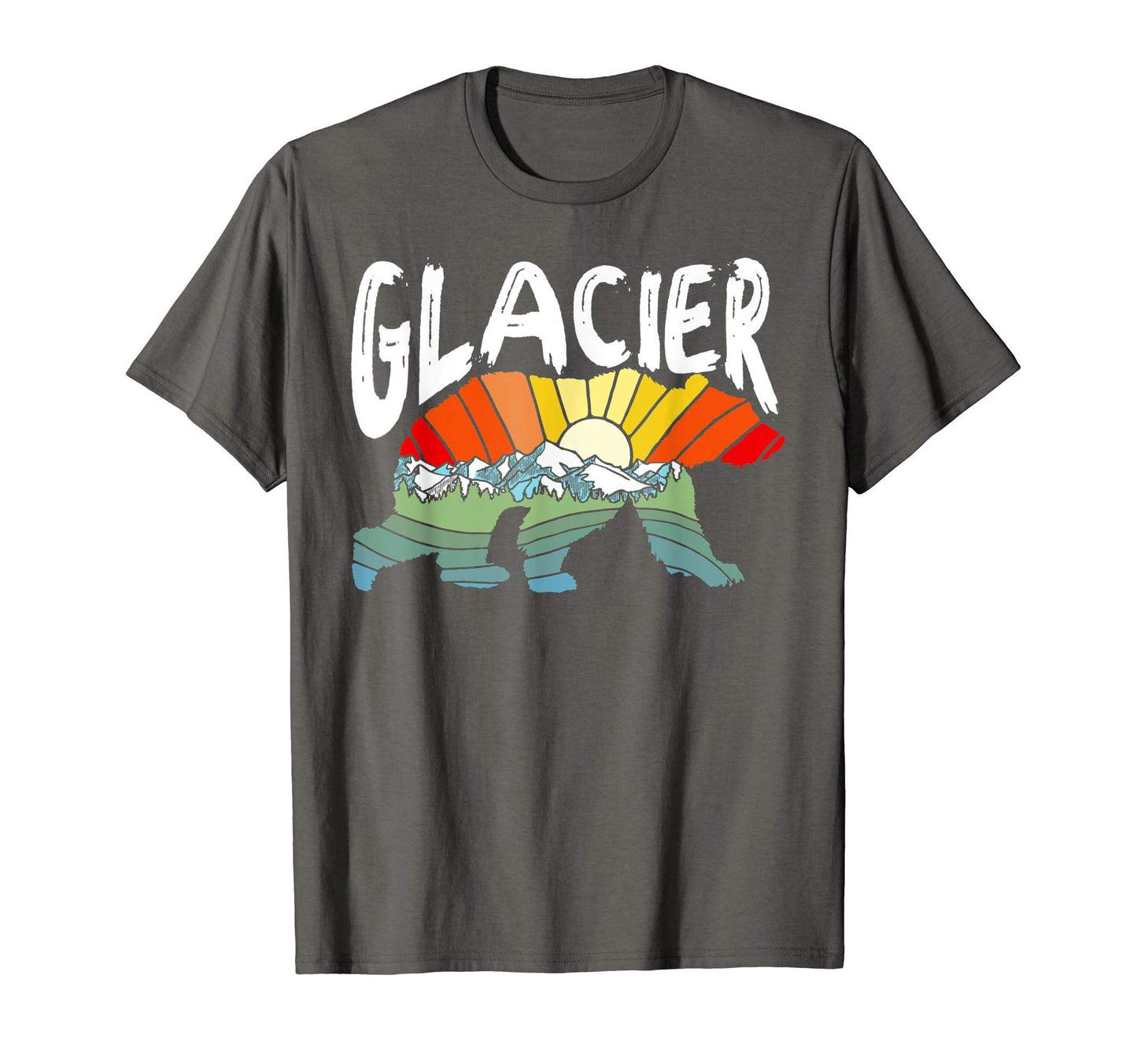 Glacier National Park Grizzly Bear T-Shirt - Casual Everyday Wear Unisex - T-Shirt, Sweatshirt, Hoodie