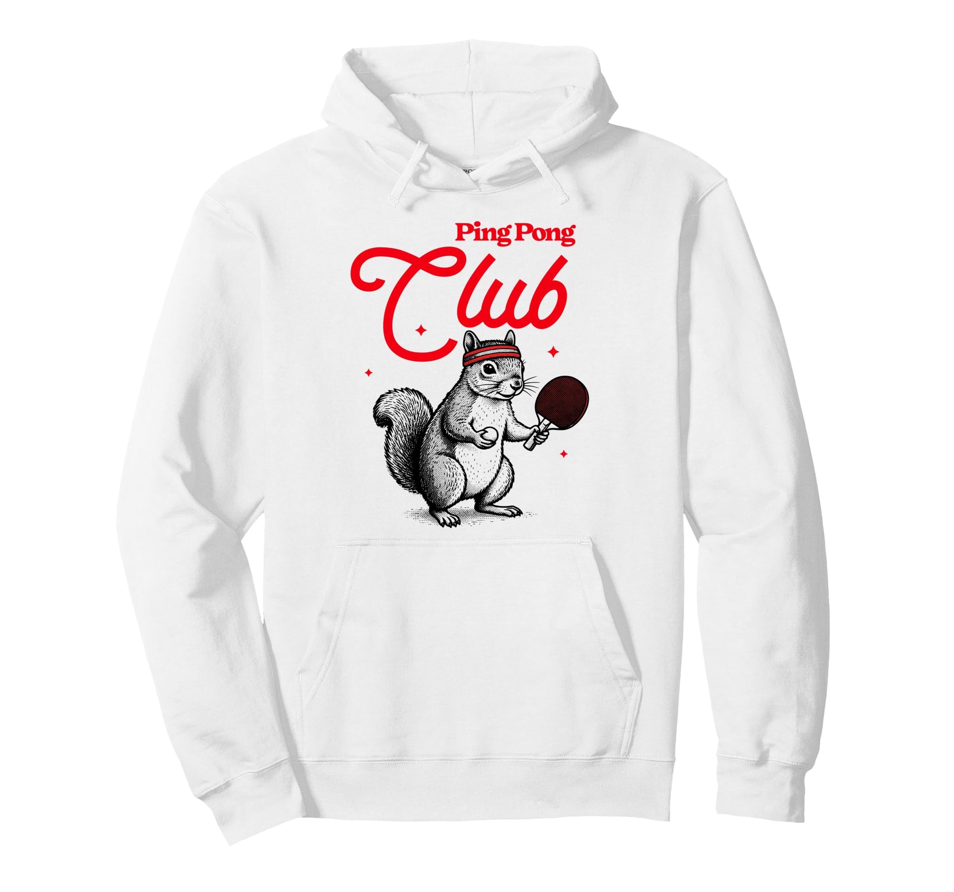 Ping Pong Club Table Tennis Sports Hoodie - Fun Novelty Design Unisex - T-Shirt, Sweatshirt, Hoodie