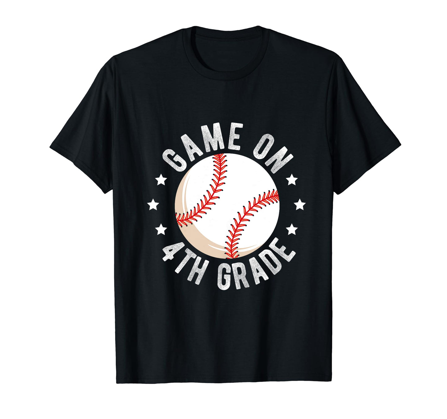Game 4Th Grade Baseball School Student T-Shirt - Unique Graphic Unisex - T-Shirt, Sweatshirt, Hoodie