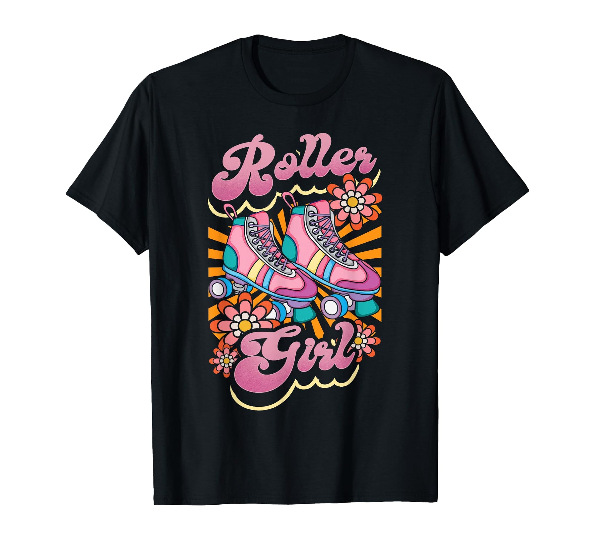 Roller Skating Skate 1970S Roller T-Shirt - Trendy Graphic for Adults - T-Shirt, Sweatshirt, Hoodie