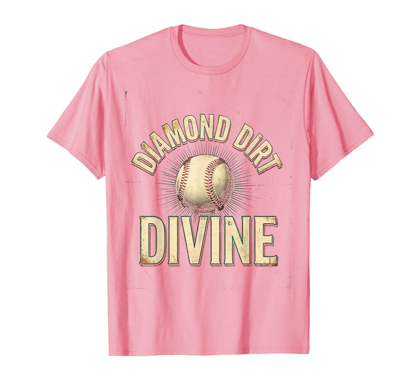 Diamond Dirt Divine American Baseball T-Shirt - Streetwear Style for Adults - T-Shirt, Sweatshirt, Hoodie