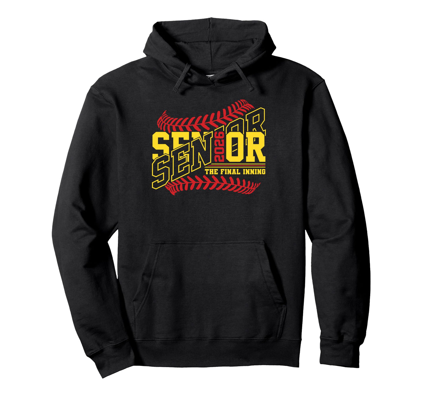 Senior 2026 Final Inning Softball Class Hoodie - Novelty Apparel Men Women - T-Shirt, Sweatshirt, Hoodie