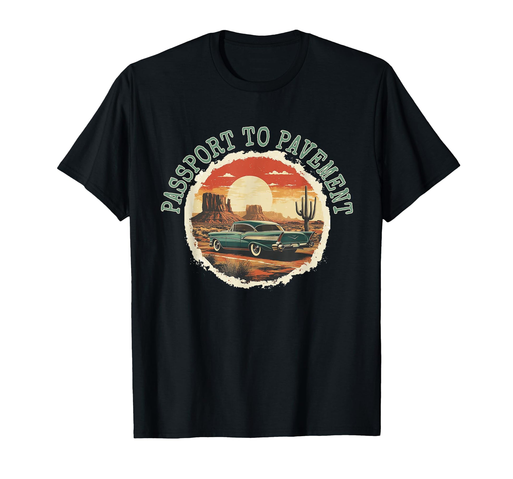 Route 66 Centennial Mother Road 100 T-Shirt - Custom Art Print for Adults - T-Shirt, Sweatshirt, Hoodie