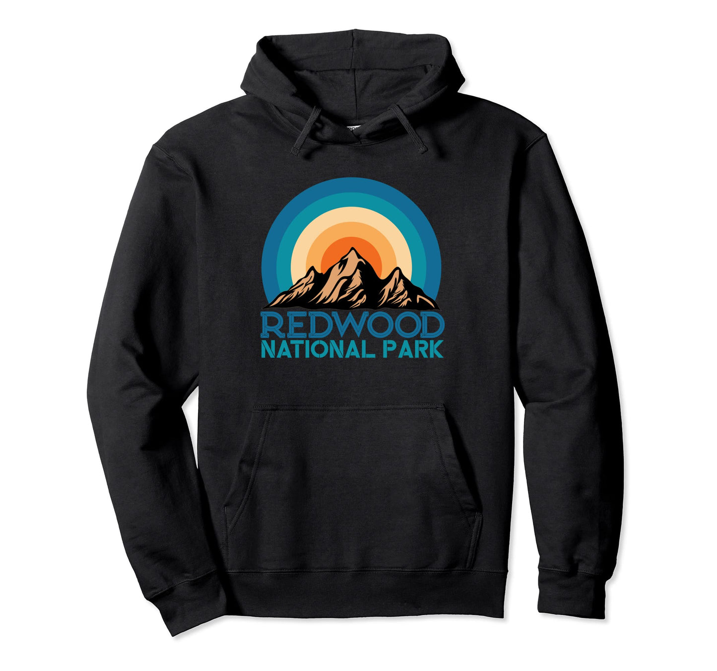 Redwood National Park Mountain Hiking Hoodie - Novelty Apparel Unisex - T-Shirt, Sweatshirt, Hoodie