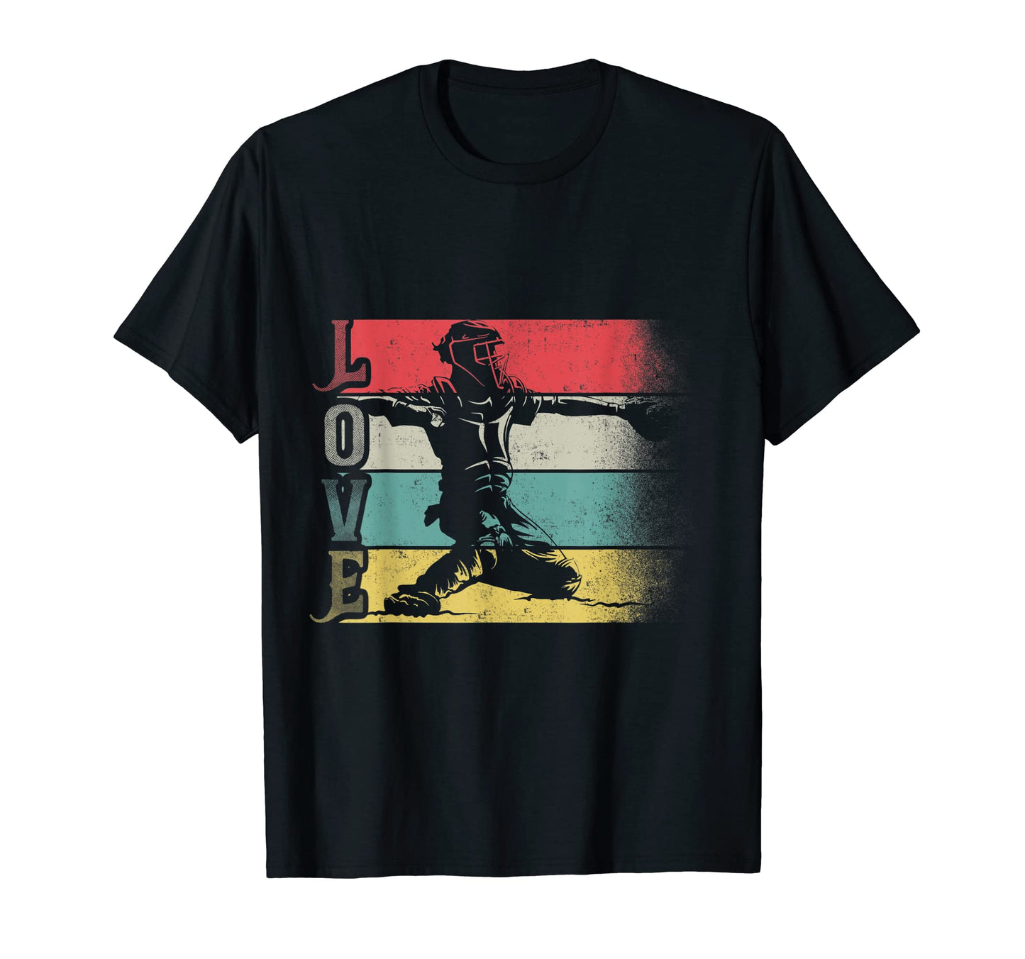 Love Baseball Catchers Gear Pitcher Batter T-Shirt - Trendy Graphic Unisex - T-Shirt, Sweatshirt, Hoodie