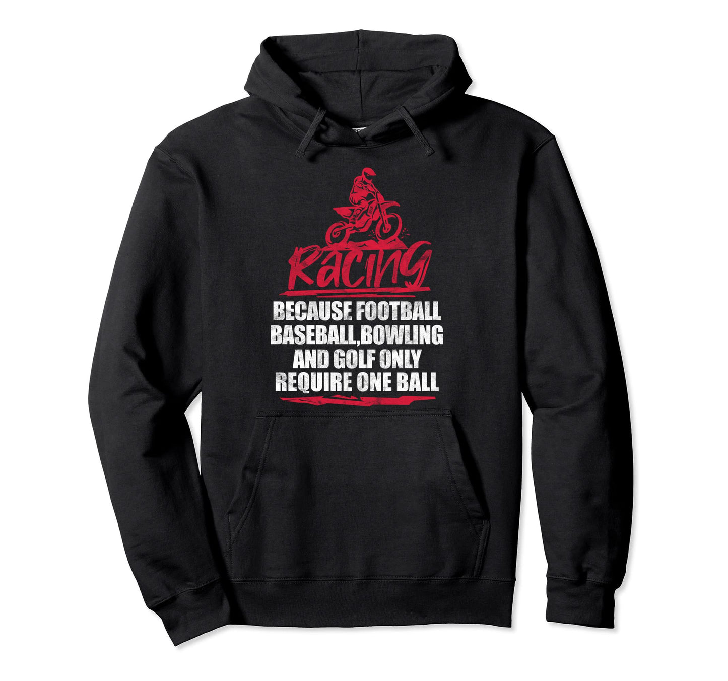 Bowling Bowler Racing Because Football Hoodie - Custom Art Print Unisex - T-Shirt, Sweatshirt, Hoodie