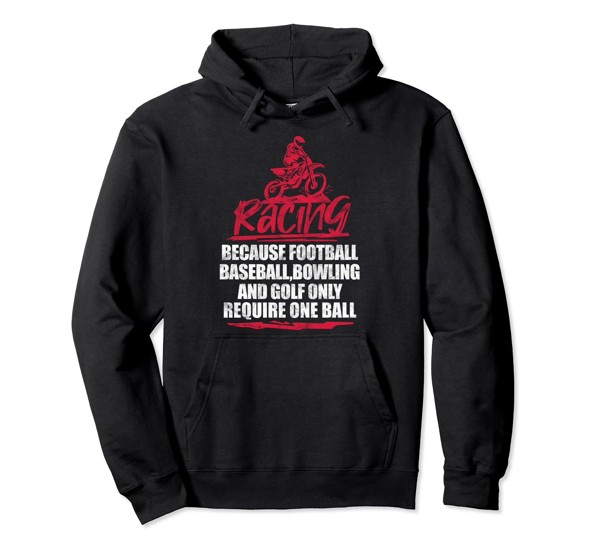 Bowling Bowler Racing Because Football Hoodie - Custom Art Print Unisex - T-Shirt, Sweatshirt, Hoodie