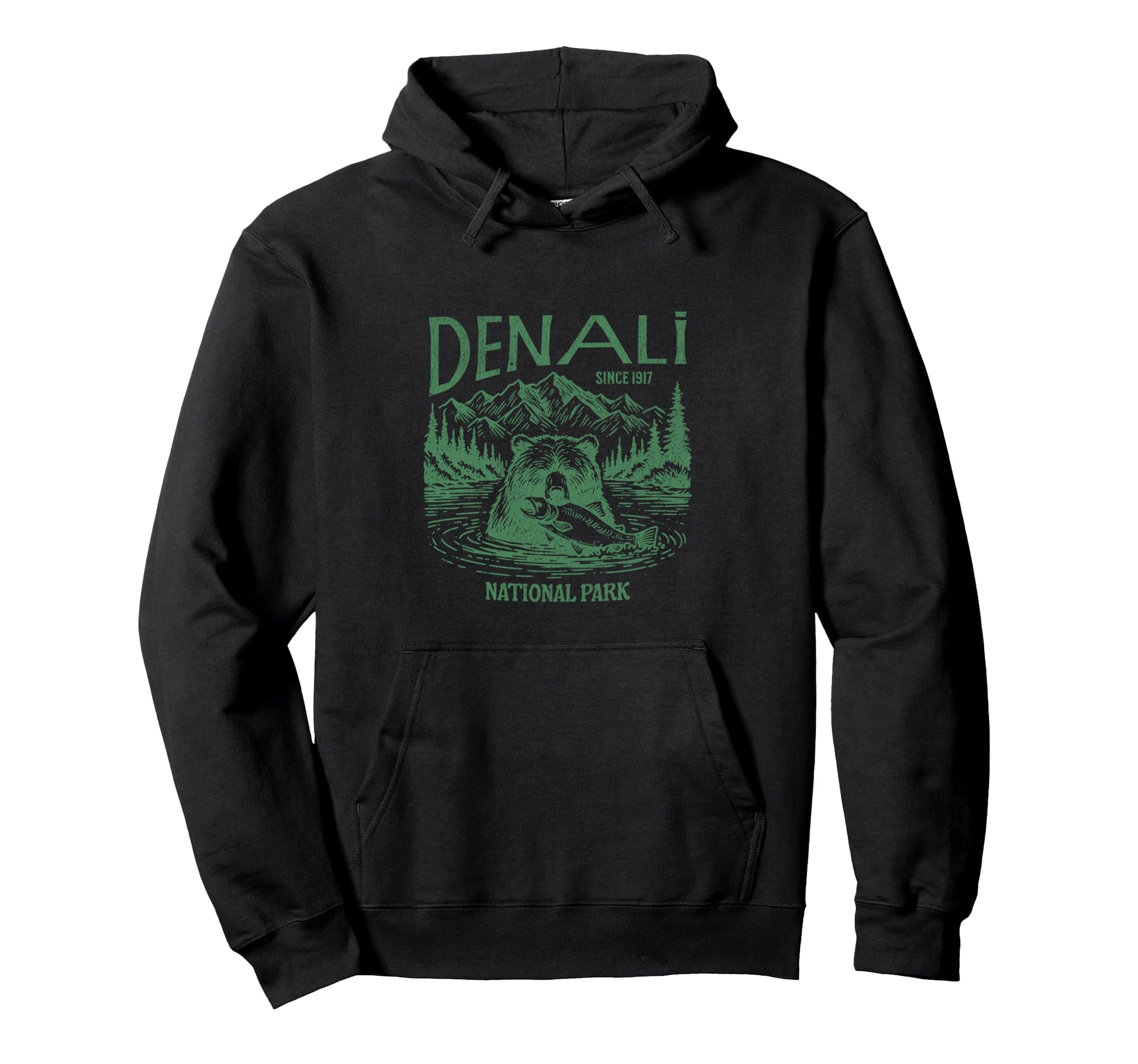 Denali Alaska National Park Hoodie - Fun Novelty Design Unisex - T-Shirt, Sweatshirt, Hoodie